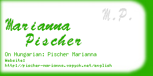 marianna pischer business card